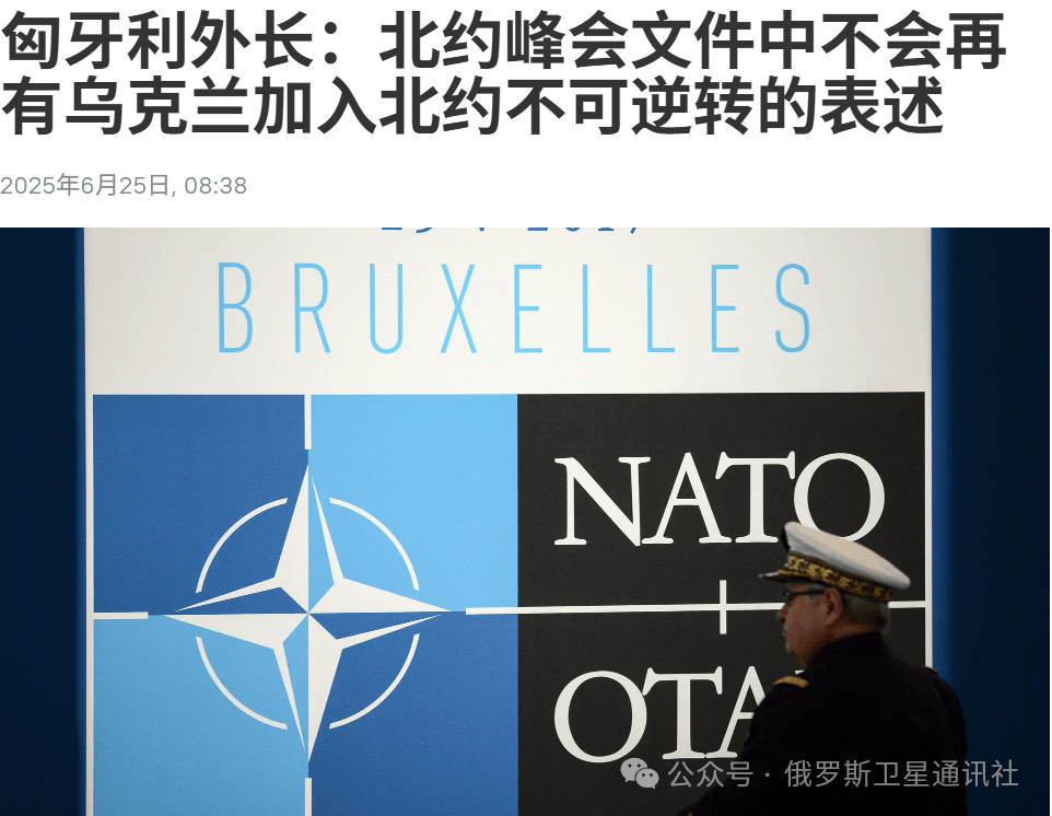 泽连斯基承认乌克兰目前不可能加入北约
