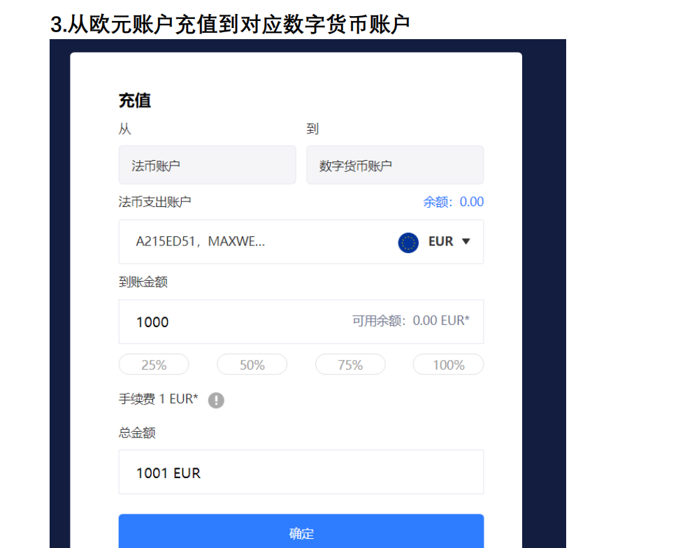 法币充值(法币充值提现限额50k)